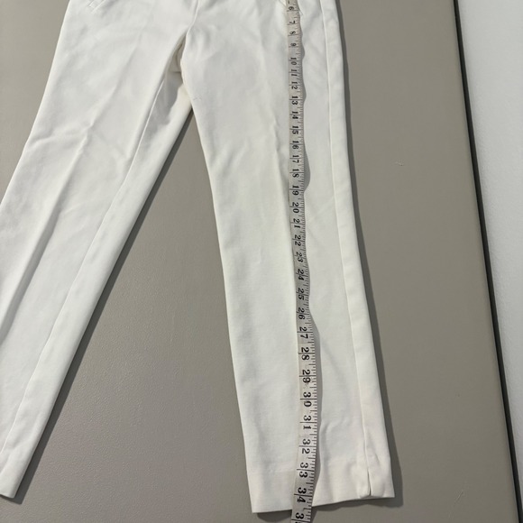 Chico's Women's 00 Short White Slim Leg Comfort Pull On Pants - Picture 4 of 11